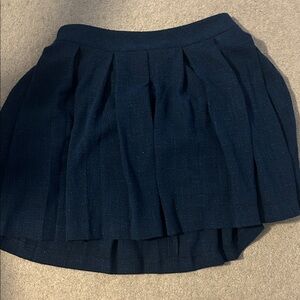 Banana Republic Dark Blue A-Line Skirt